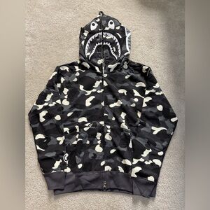 Bape Glow In The Dark Shark Hoodie